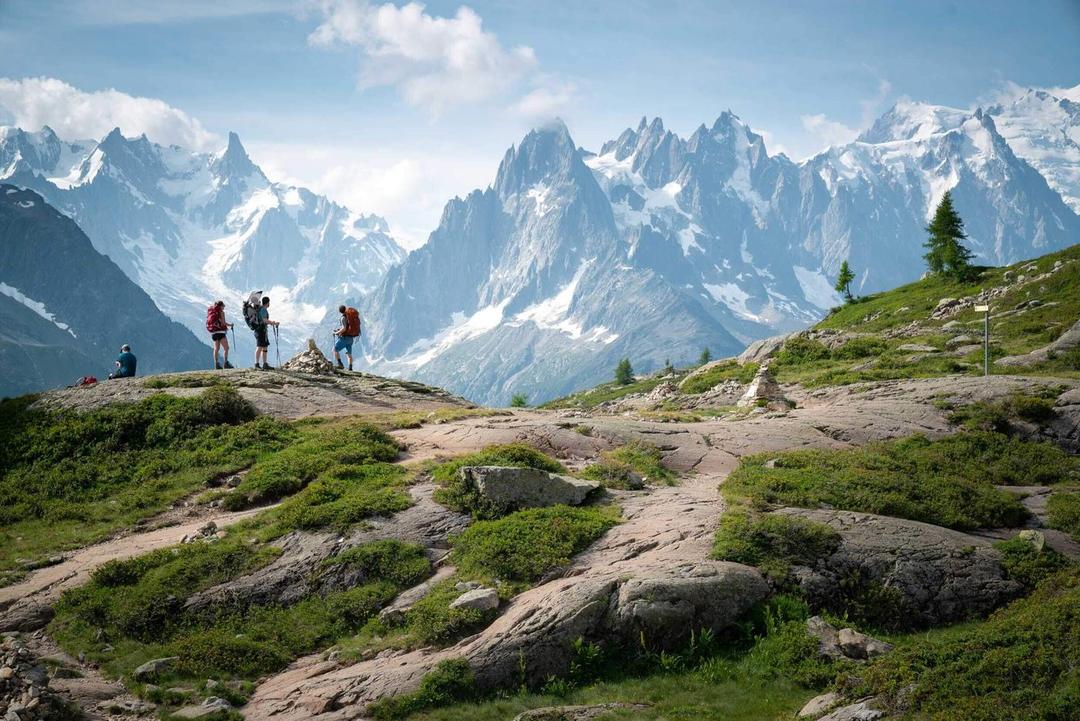 Tour du Mont Blanc. France / Italy / Switzerland.