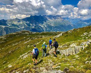 Tour du Mont Blanc. France / Italy / Switzerland.